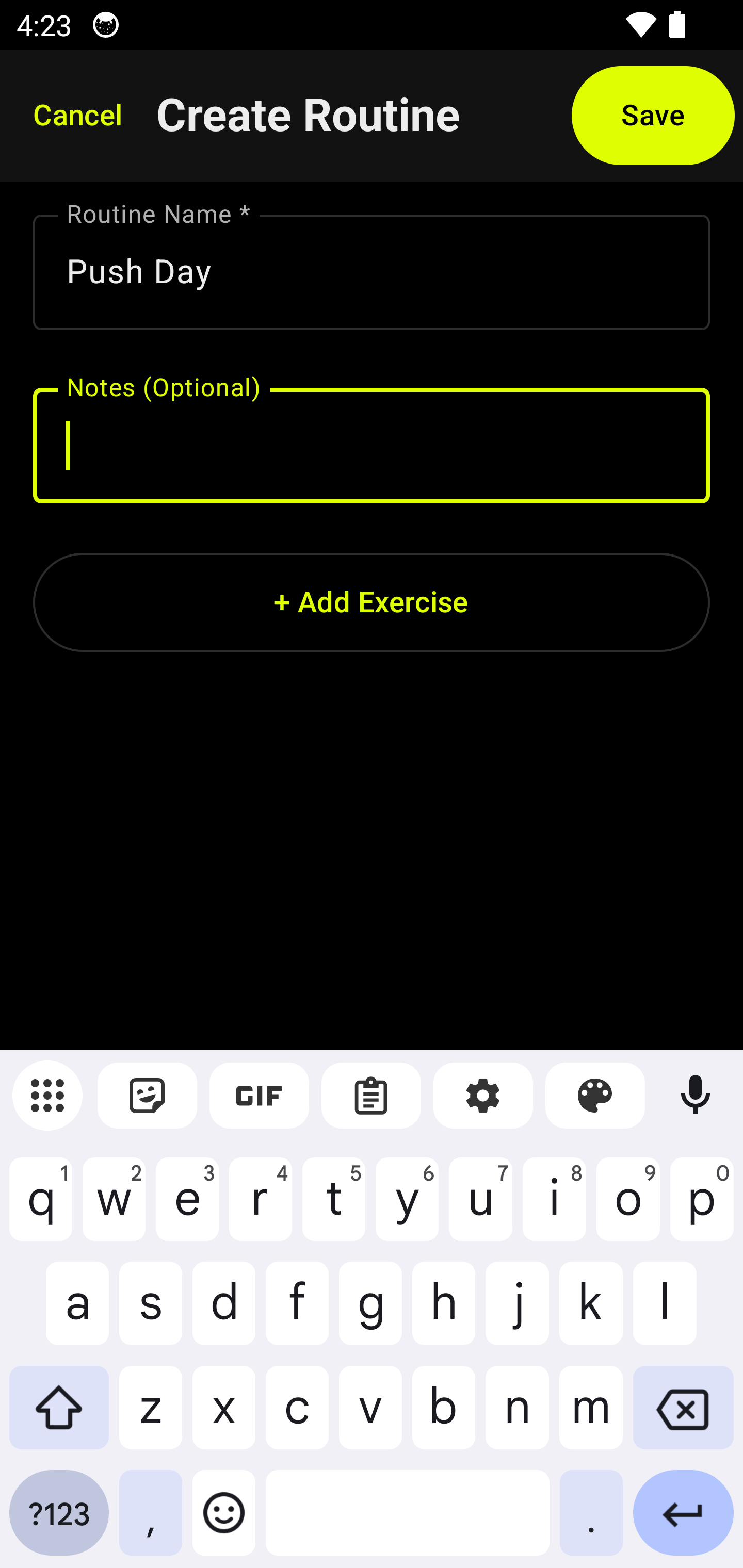 stackd Routines and Templates